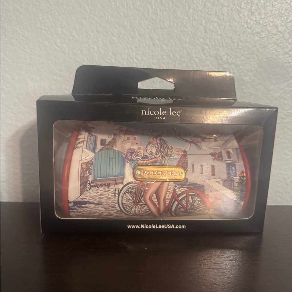 Nicole Lee USA Wallet with Bicycle Design